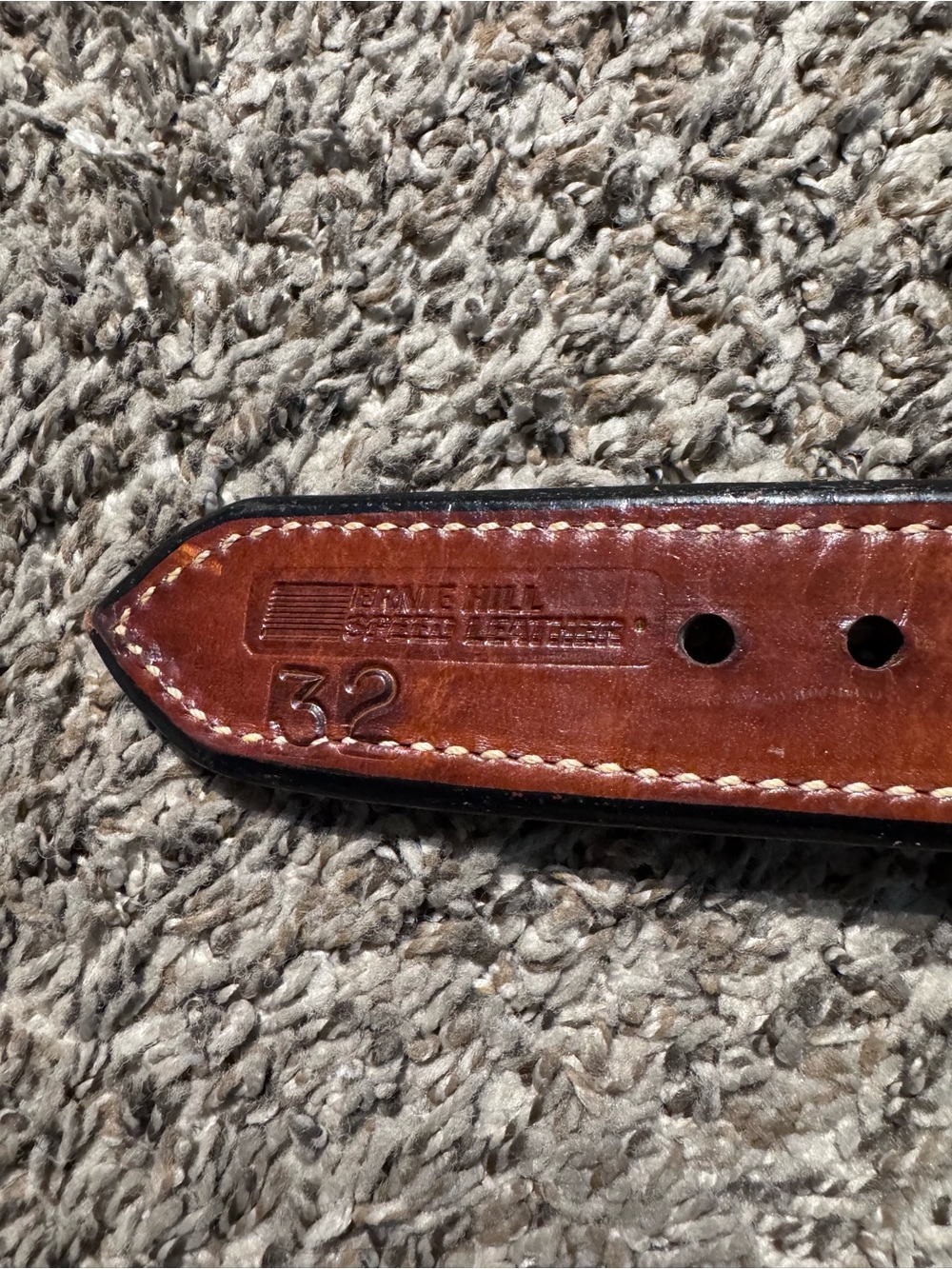 Ernie Hill speed leather Brown Men's Gun Belt - 32